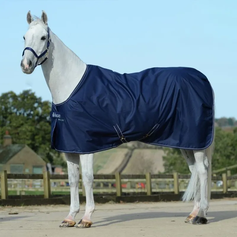 Bucas Irish Stable Lightweight Stable Rug 50g Navy/Silver
